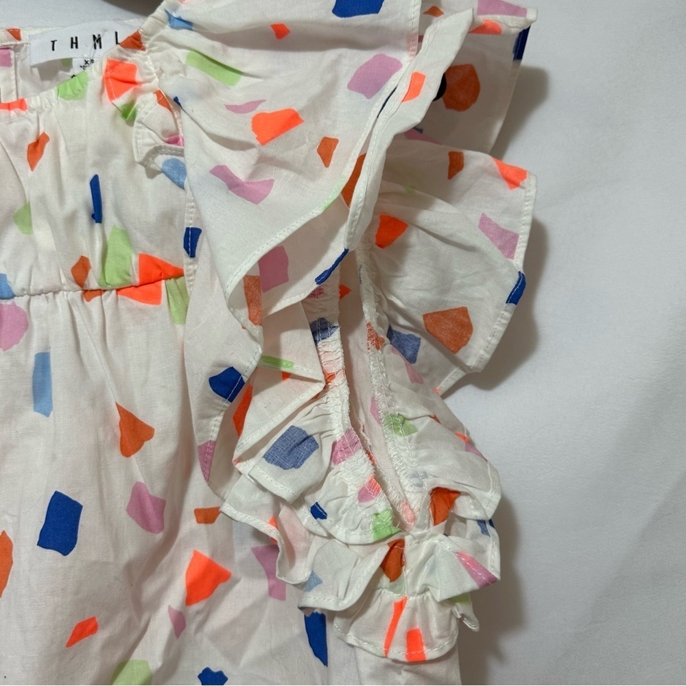 THML Multicolor Abstract Print Blouse - Picture 4 of 11
